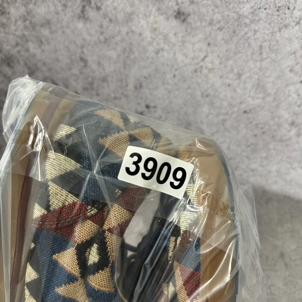 Twisted X Hooey Loper Shoes Mens 8 Multicolor Aztec Canvas WHYC001 Sneaker
